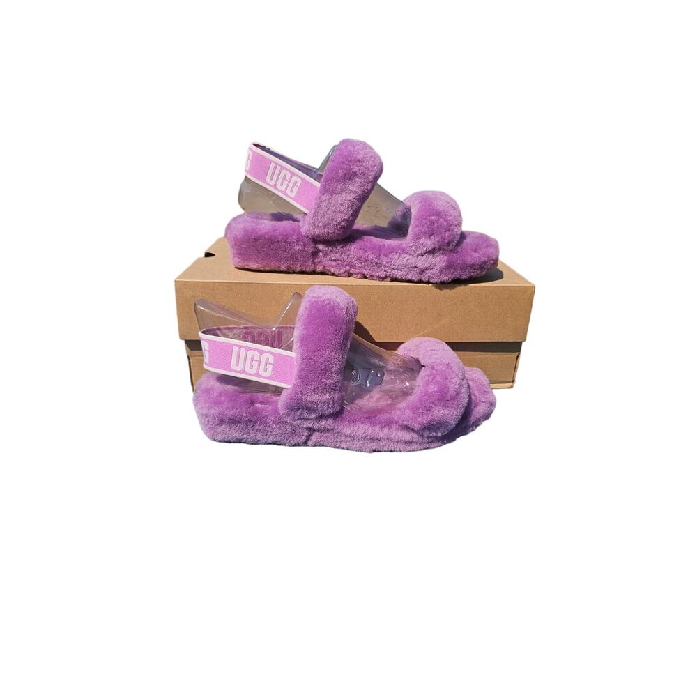 UGG Women's Purple Oh Yeah‎ Slide slippers  Size 9-Brand new